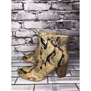 Lucky Brand Sheirin Leather Round Toe Zipper Ankle Boots Women’s Sz 6M US/36.5EU